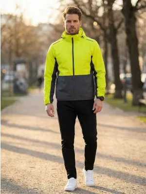 Pánska bunda ALTISPORT NoPrint NP/ALM835 NEON YELLOW