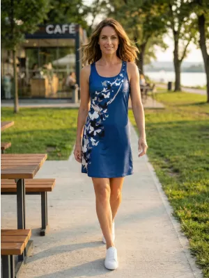 Dámske funkčné tielkové šaty premium ALTISPORT VOJ/ALW022SAT01 NAVY