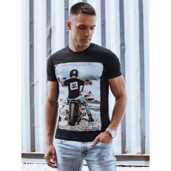  Pánske tričko DSTREET RX5549 ČIERNA 