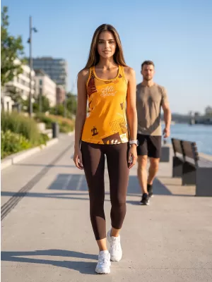 Dámske funkčné tielko premium ALTISPORT VOJ/ALW009TIL01 žltá