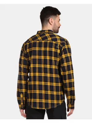 Pánska košeľa KILPI FLANNY-M VM0380KI žltá