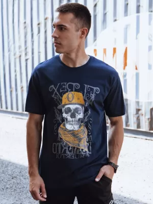 Pánske tričko DSTREET RX5618 TMAVO MODRÁ