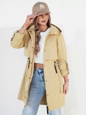 Dámska parka DSTREET TILSON TY4193 JANTÁROVÁ
