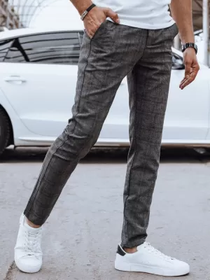 Pánske nohavice DSTREET UX4399 TMAVO ŠEDÁ
