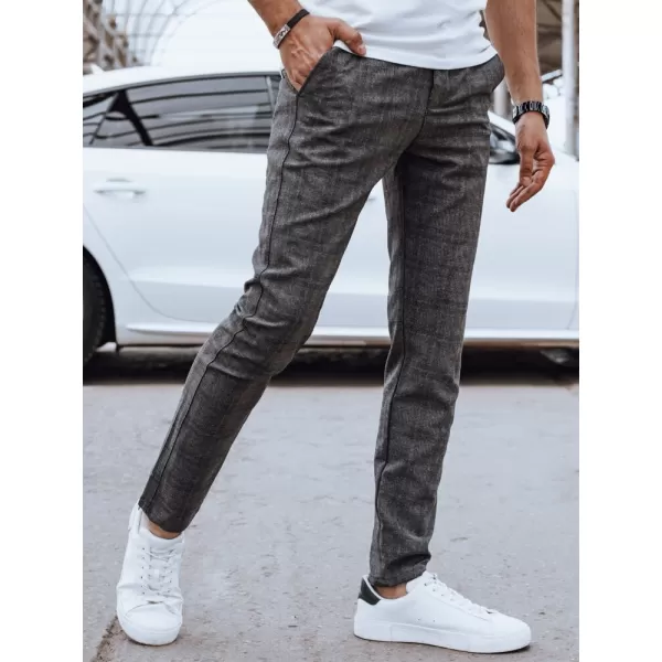  Pánske nohavice DSTREET UX4399 TMAVO ŠEDÁ 