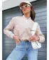 Dámska bunda typu bomber DSTREET SANTOL TY4339 BÉŽOVÁ