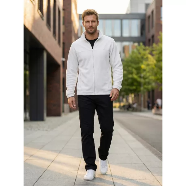  Pánska fleece mikina ALTISPORT NP/ALM105 biela 