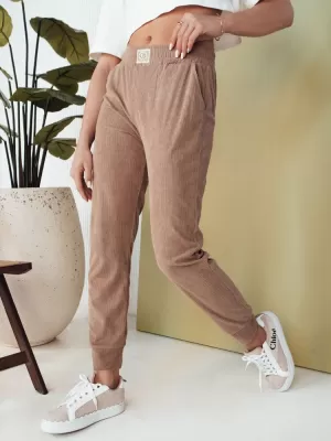 Dámske nohavice DSTREET BRINAT UY2049 KARAMEL