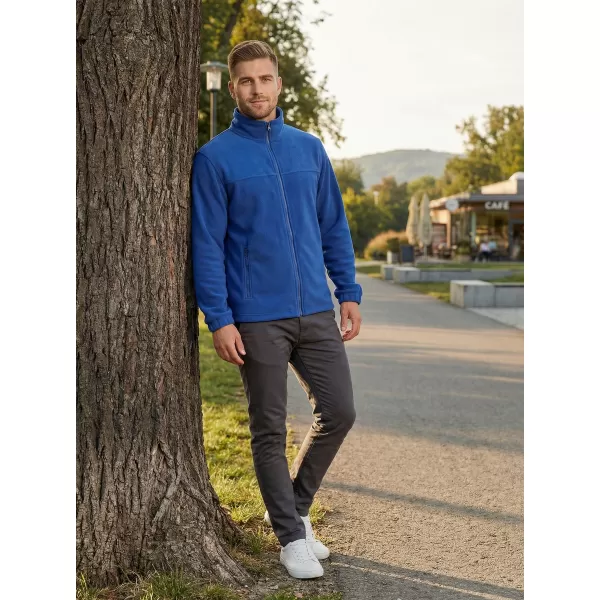  Pánska fleece mikina ALTISPORT NP/ALM105 KRÁĽOVSKÁ modrá 