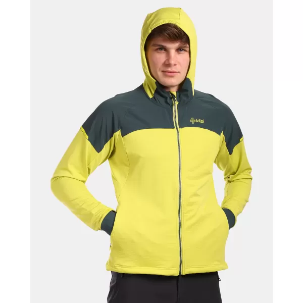  Pánska fleece mikina KILPI MEMPHIS-M VM0201KI SVETLO zelená 