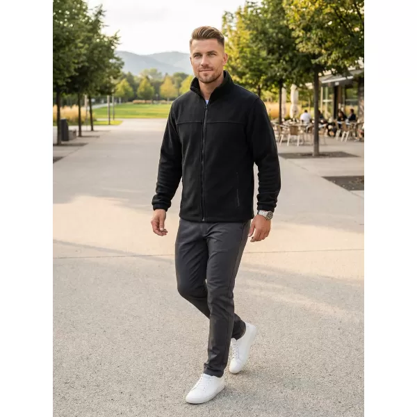  Pánska fleece mikina ALTISPORT NP/ALM105 EBONY GRAY 