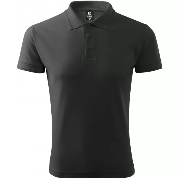  Pánske tričko s golierom ALTISPORT NP/ALM302 TMAVÁ BRIDLICA 