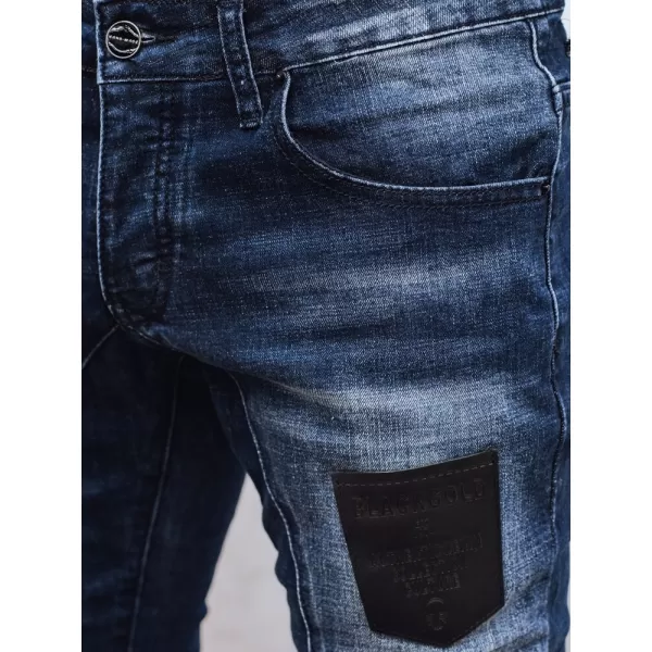  Pánske džínsy DSTREET UX4296 MODRÁ 