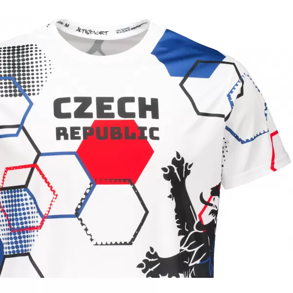  Pánske funkčné tričko premium ALTISPORT x CZE VOJ/ALM036TR01 HEXA biela 