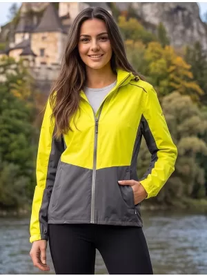 Dámska bunda ALTISPORT NoPrint NP/ALW965 NEON YELLOW