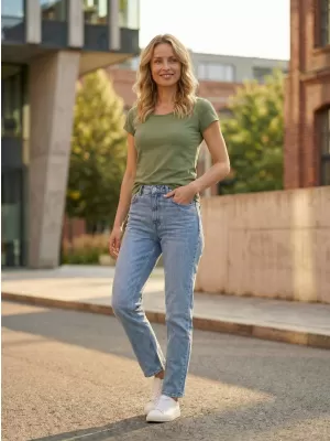 Dámske tričko ALTISPORT NP/ALW221 KHAKI