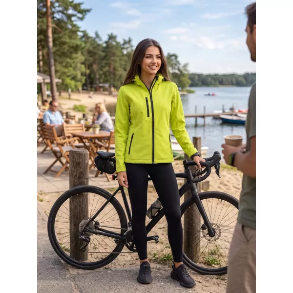  Dámska softshellová bunda ALTISPORT NP/ALW125 LIMETKOVÁ 