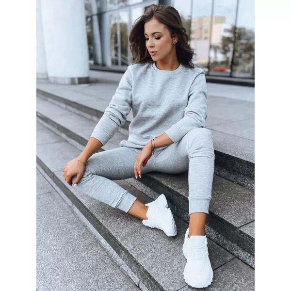  Dámska mikina DSTREET FASHION II BY0152 SVETLO ŠEDÁ 