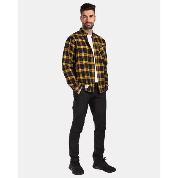  Pánska košeľa KILPI FLANNY-M VM0380KI žltá 