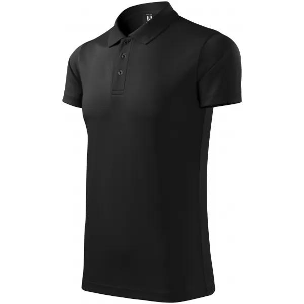 Pánske trikos golierom ALTISPORT NoPrint NP/ALM712 čierna 