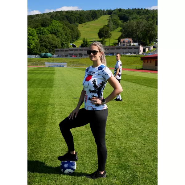  Dámske funkčné tričko premium ALTISPORT x CZE VOJ/ALW036TR01 HEXA biela 