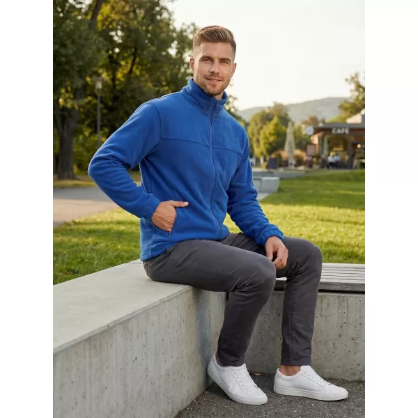  Pánska fleece mikina ALTISPORT NP/ALM105 KRÁĽOVSKÁ modrá 