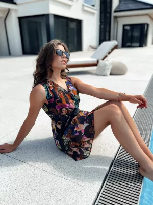 Šaty DSTREET ISABELLA EY2503 ČIERNA
