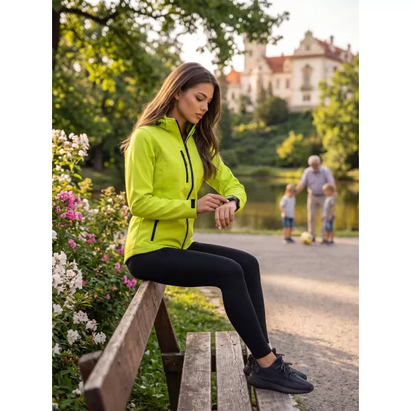  Dámska softshellová bunda ALTISPORT NP/ALW125 LIMETKOVÁ 