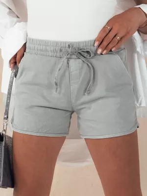 Dámske šortky dstreet Citechic SY0349 svetlo šedá