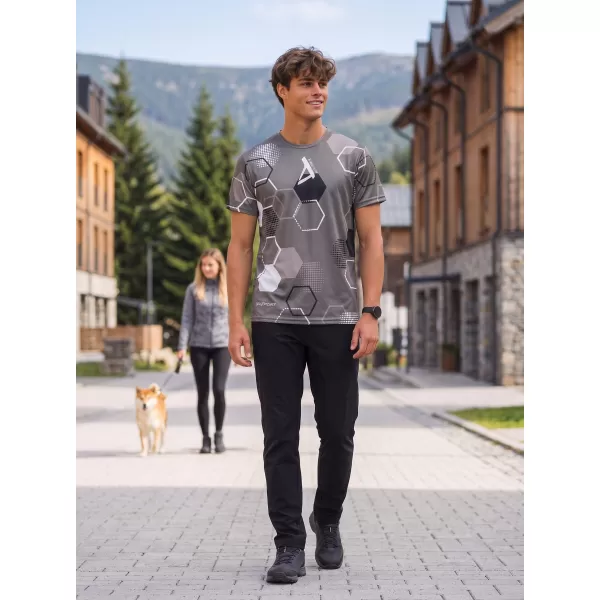  Pánske funkčné tričko premium ALTISPORT VOJ/ALM037TR01 sivá 