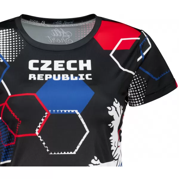  Dámske funkčné tričko premium ALTISPORT x CZE VOJ/ALW036TR01 HEXA čierna 
