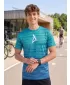 Pánske tričko premium ALTISPORT VOJ/ALM031TR01 EMERALD/MODRÁ