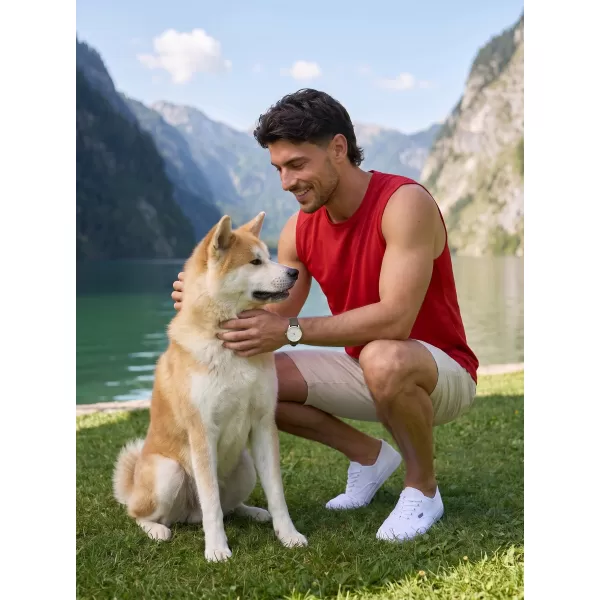  Pánske funkčné tielko ALTISPORT NoPrint NP/ALM028 červená 