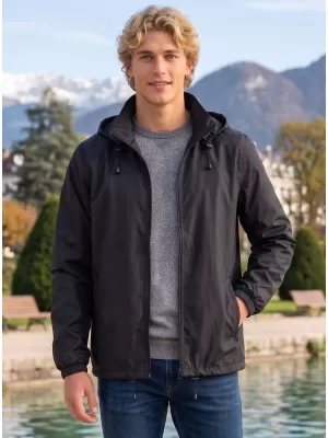 Unisex vetrovka ALTISPORT NP/ALU425 čierna