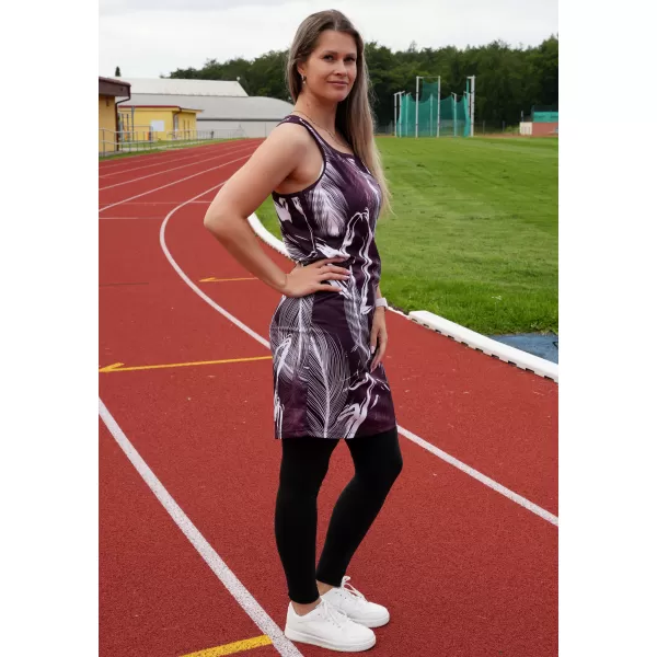  Dámske funkčné tielkové šaty premium ALTISPORT VOJ/ALW001SAT01 fialová 