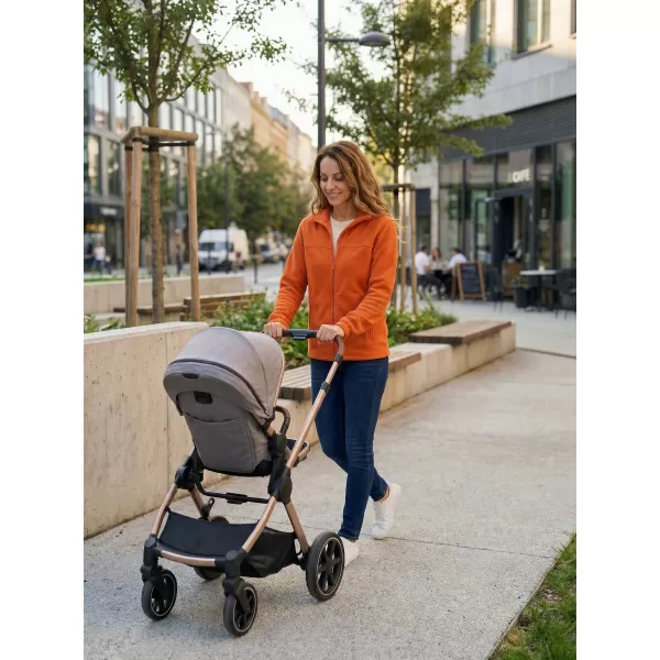  Dámska fleecová mikina ALTISPORT NoPrint NP/ALW405 ORANŽOVÁ 