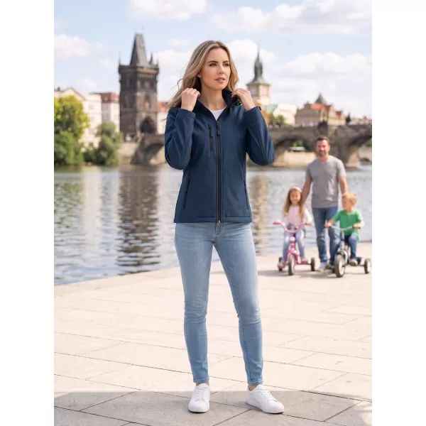  Dámska softshellová bunda ALTISPORT NP/ALW125 NÁMORNÁ modrá 