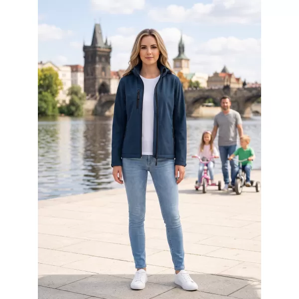  Dámska softshellová bunda ALTISPORT NP/ALW125 NÁMORNÁ modrá 