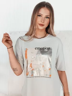 Dámske tričko DSTREET EMLOT RY2623 SVETLO ŠEDÁ