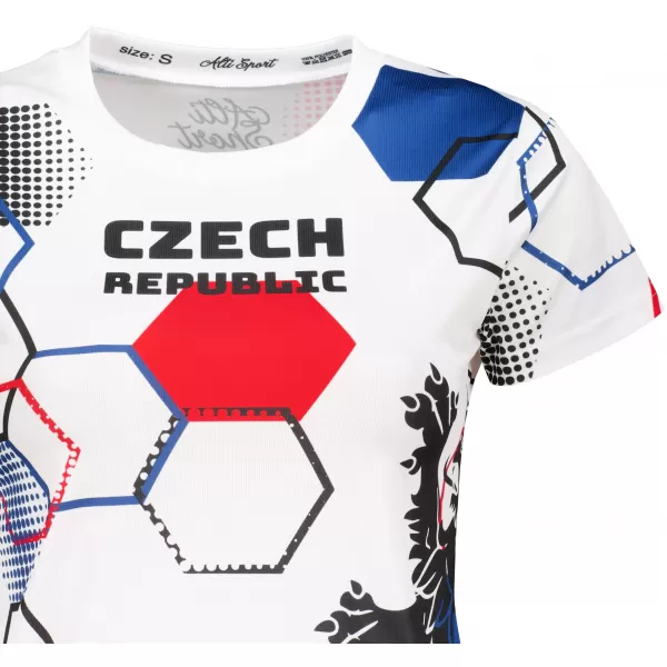  Dámske funkčné tričko premium ALTISPORT x CZE VOJ/ALW036TR01 HEXA biela 