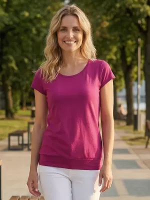 Dámske tričko ALTISPORT NP/ALW021 FUCHSIA RED