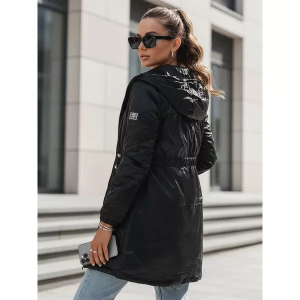  Dámska parka DSTREET HENRY TY4106 ČIERNA 
