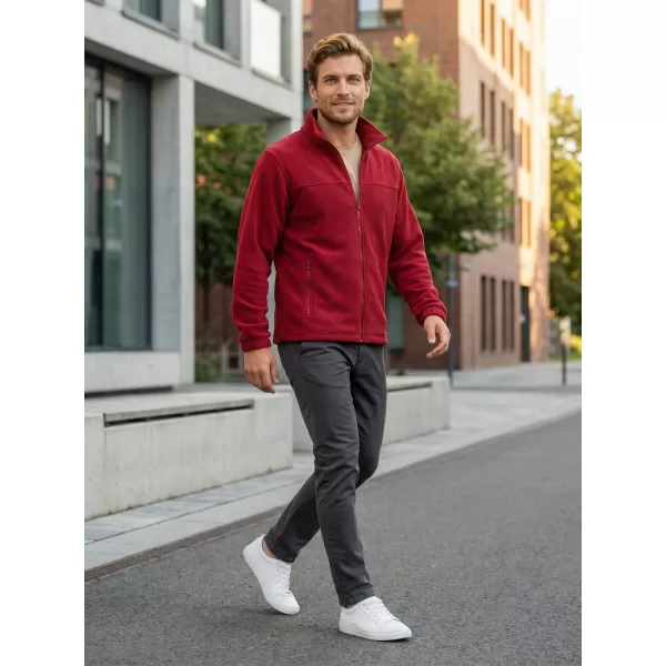  Pánska fleece mikina ALTISPORT NP/ALM105 MARLBORO červená 