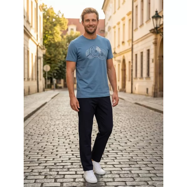  Pánské triko ALTISPORT CARRYOVER ALM160AL805 DENIM 