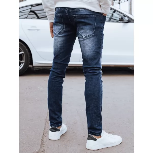  Pánske džínsy DSTREET UX4296 MODRÁ 
