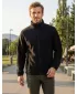 Pánska fleece mikina ALTISPORT NP/ALM105 čierna