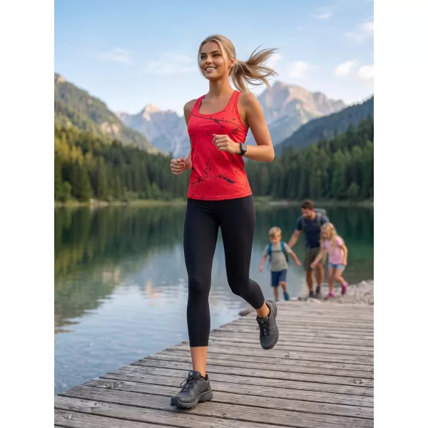  Dámske funkčné tielko premium ALTISPORT VOJ/ALW034TIL01 červená 