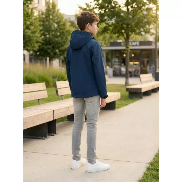  Detská softshellová bunda ALTISPORT NP/ALK535 NÁMORNÁ modrá 