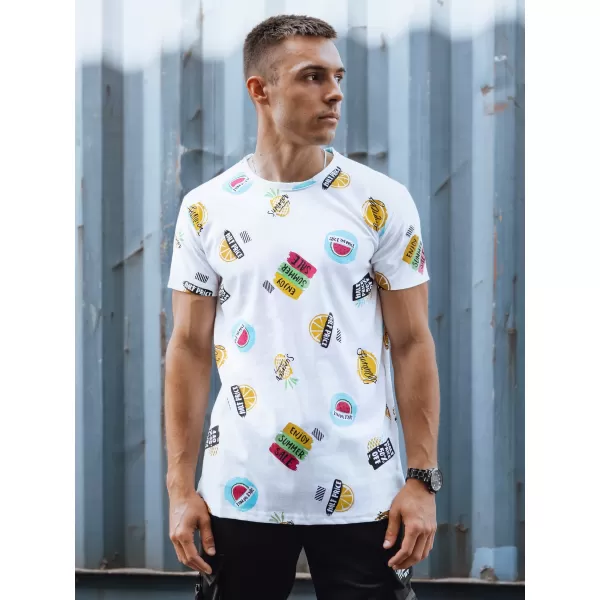  Pánska t -shirt dstreet rx5613 biela 