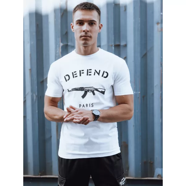  Pánske tričko DSTREET RX5578 BIELA 